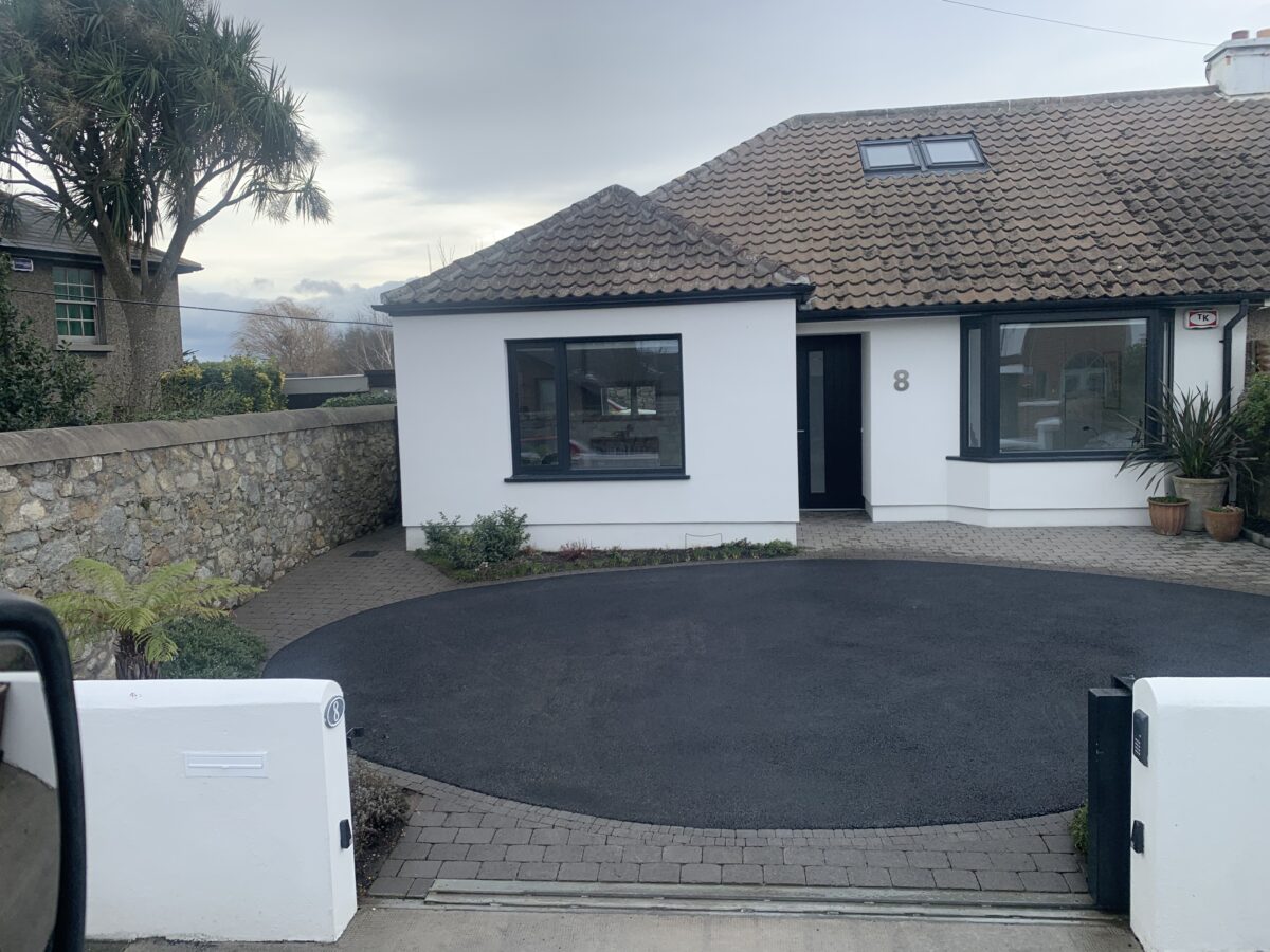 Asphalt Driveway with Paved Apron in Dalkey, Co. Dublin