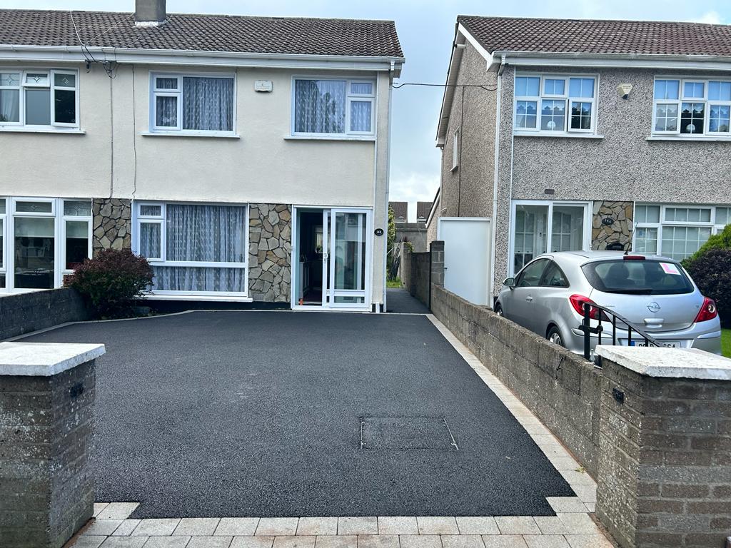 Asphalt Driveway with Paved Border in Donaghmede, Dublin