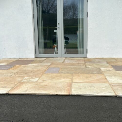 Gravelled Driveway and Indian Sandstone Slabbed Patio in Ashford, Co.&hellip;