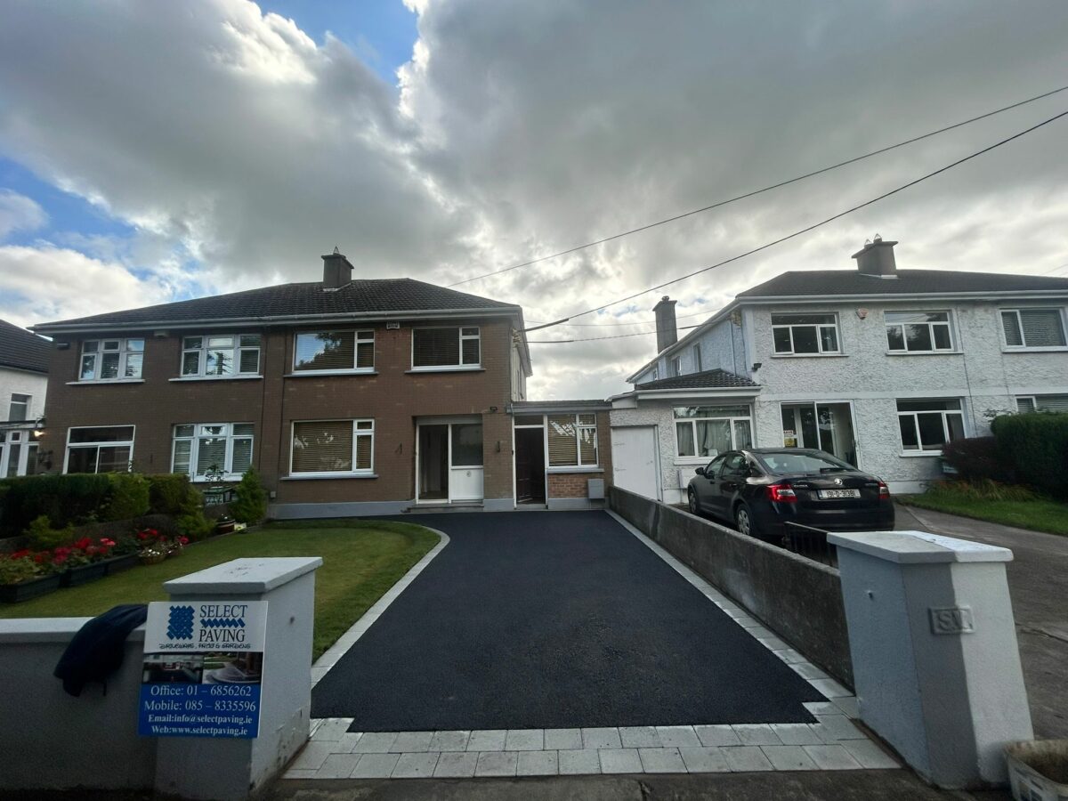 Asphalt Driveway with Paved Border in Rathcoole, Dublin