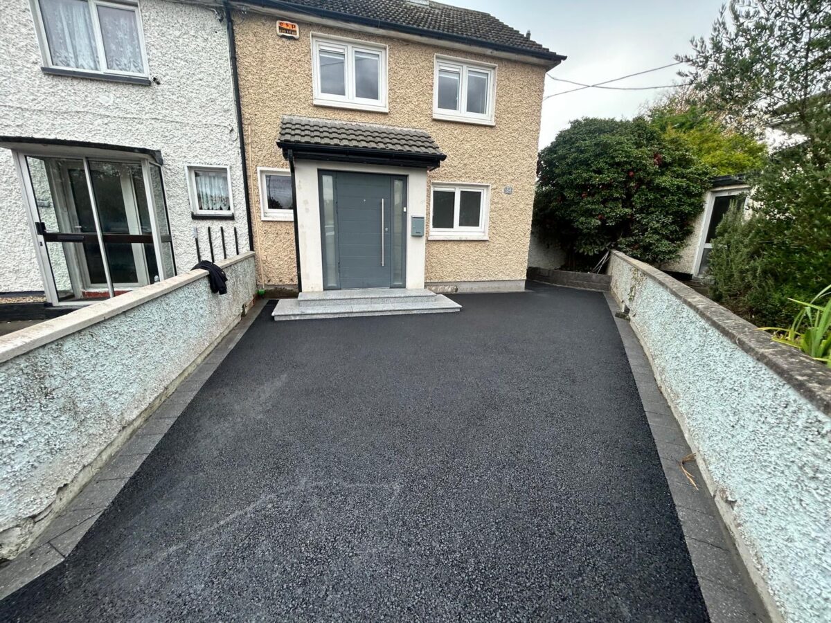 Asphalt Driveway with Paved Border and Double Step in Raheny, Dublin
