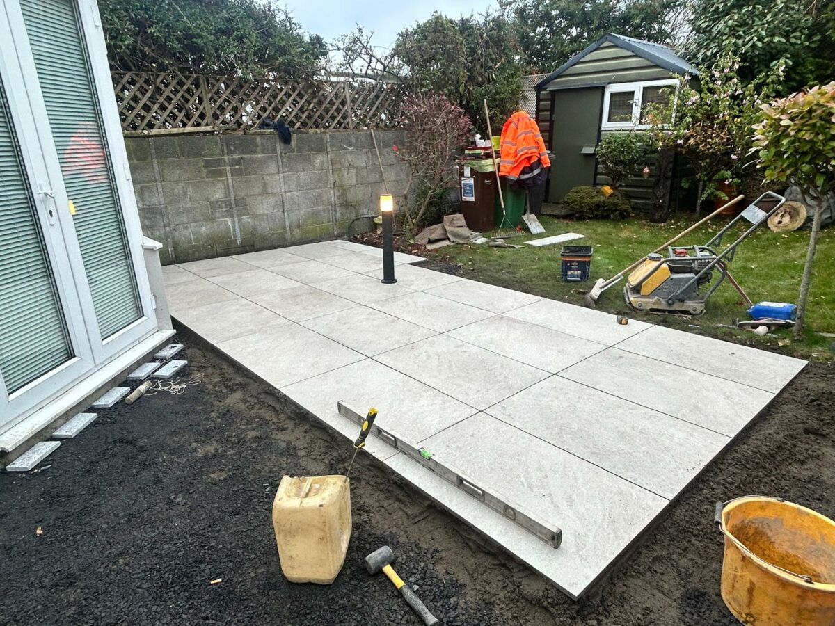 Porcelain Tiled Patio in Lucan, Dublin