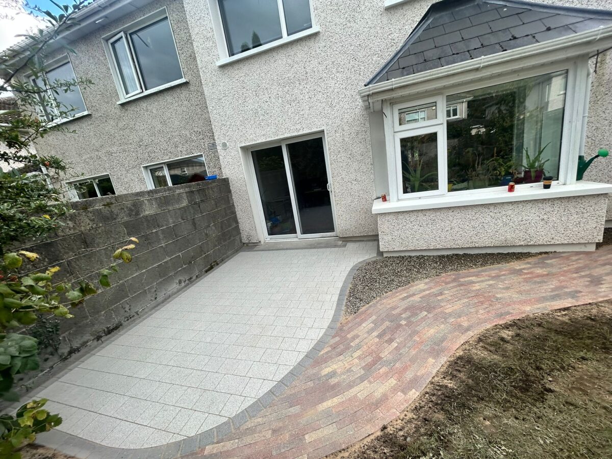 Patio with Corrib and Block Paving in Kilcock, Co. Kildare