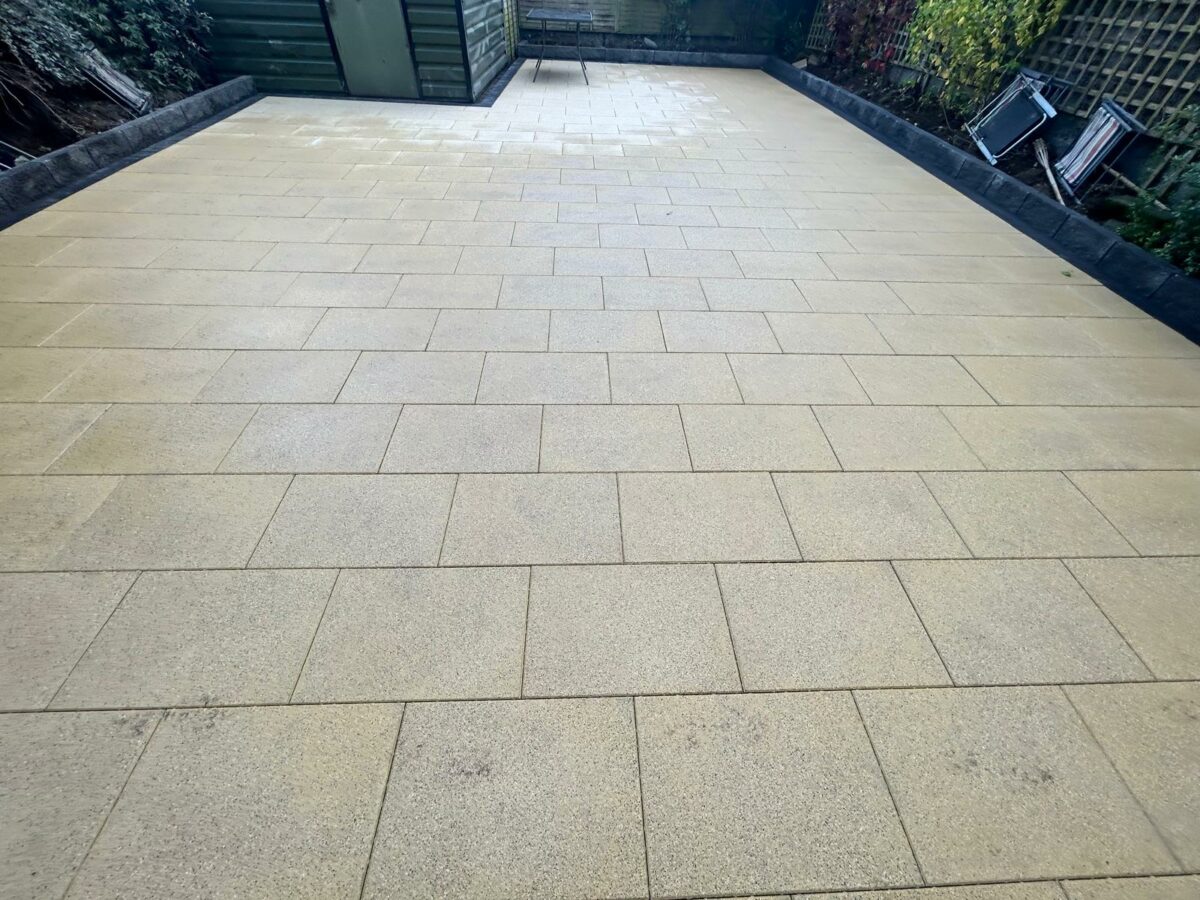 Patio with Granite Slabs in Kilcock, Co. Kildare