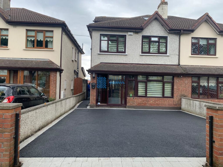 Asphalt Driveway with Granite Borderline in Palmerstown, Dublin