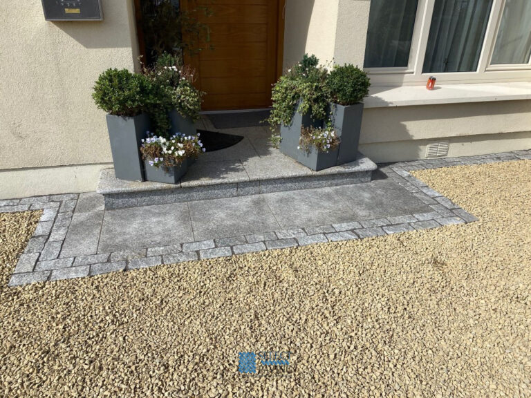 Gravel Driveway with Granite Borders in Sutton, Dublin