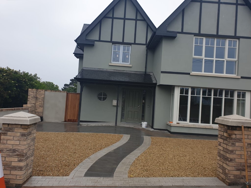 Flags & Gravel Patio and Driveway in Howth, Dublin