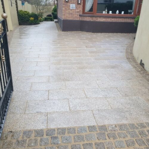 Granite Flagstones Driveway and Patio in Collinswood, Dublin