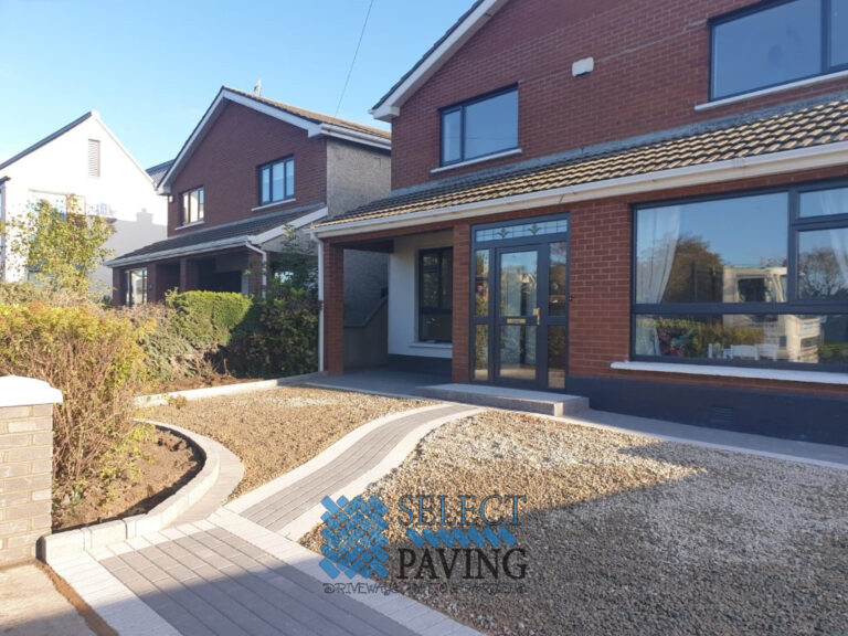 Gravel Driveway with Cobblestone Borderline in Rush, Co. Dublin