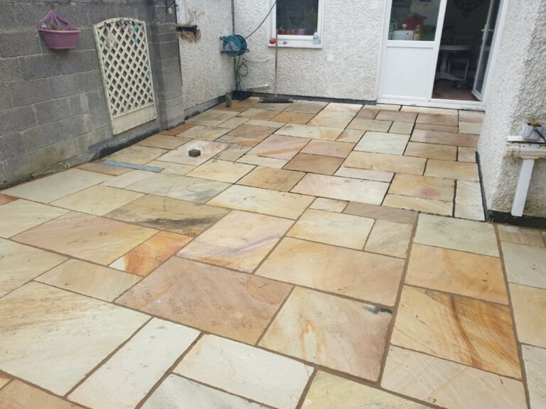 Mint Sandstone Patio in Finglas, Dublin