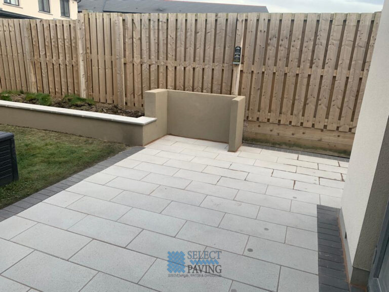 New Patio with Barbecue Seating Area in Lucan, Dublin