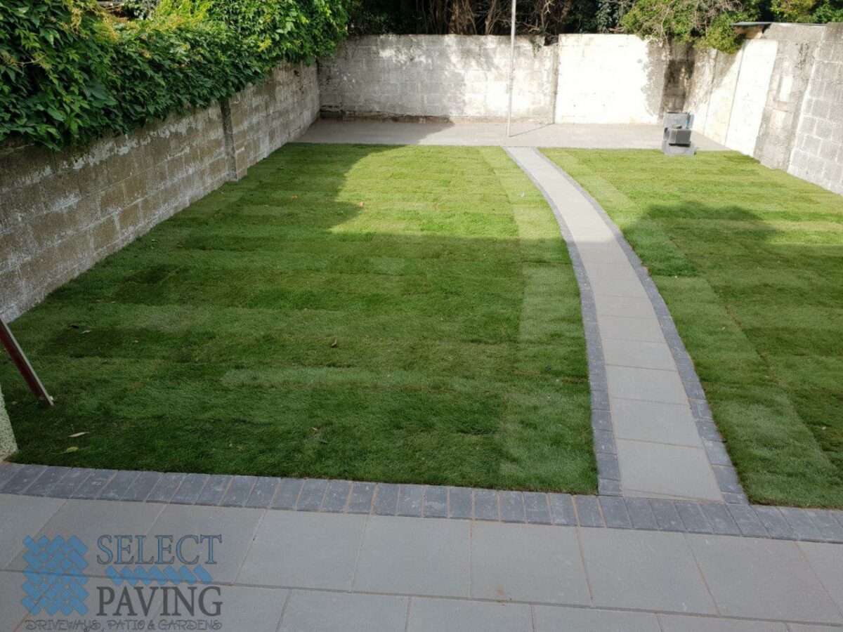 New Garden and Patio Area in Dublin