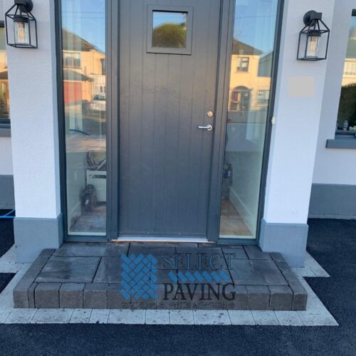 Tarmacadam Driveway with Cobblestone Borderline in Blanchardstown, Dublin